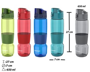  Zweikell Pivot Switch Military Green Bpa Içermez 650 ml Tritan Kırılmaz Suluk-su Matarası-yedek Kapak Hediye