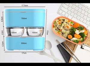  ZWEİKELL BOXY LARGE CAROLINA 3 BÖLMELİ 1450ML (49OZ) LUNCH BOX - YEMEK TAŞIMA KABI - MAVİ