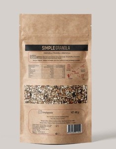  Simple Granola 4'lü Havuçlu Fındıklı Granola 400 gr. x 4
