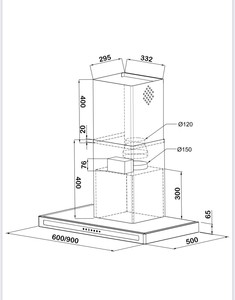  KÜGERR F10 90 CM ANKASTRE FLAT SESSİZ DAVLUMBAZ