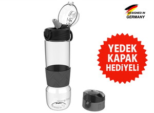 Zweikell Targo Switch Şeffaf Bpa Içermez 650 ml Tritan Su Matarası