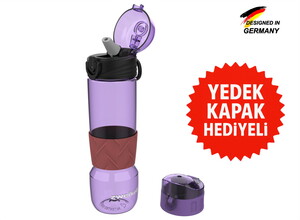 Zweikell Targo Switch Mor Bpa Içermez 650 ml Tritan Su Matarası