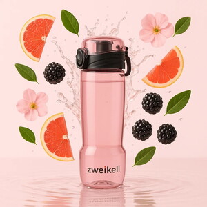  Zweikell Targo Switch Mor Bpa Içermez 650 ml Tritan Su Matarası