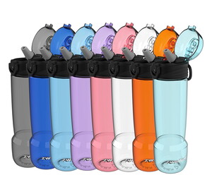  Zweikell Targo Switch Mor Bpa Içermez 650 ml Tritan Su Matarası