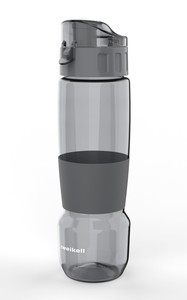 Zweikell Pivot Sleeve Grey Bpa Içermez 650 ml Tritan Kırılmaz Suluk - Su Matarası