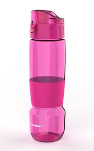 Zweikell Pivot Sleeve Hot Pink Bpa Içermez 650 ml Tritan Kırılmaz Suluk - Su Matarası