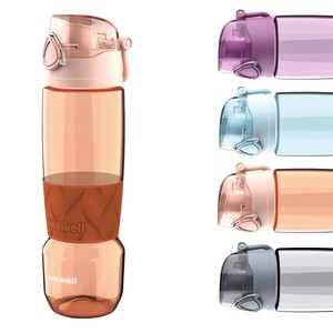 Zweikell Rosso Sleeve Rose Bpa Içermez 650 ml Tritan Kırılmaz Suluk - Su Matarası