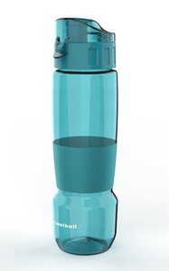 Zweikell Camry Sleeve Aqua Blue Bpa İçermez 650 Ml Tritan Suluk