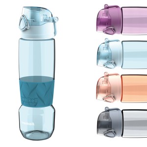  Zweikell Rosso Sleeve Turkis Bpa Içermez 650 ml Tritan Kırılmaz Suluk - Su Matarası