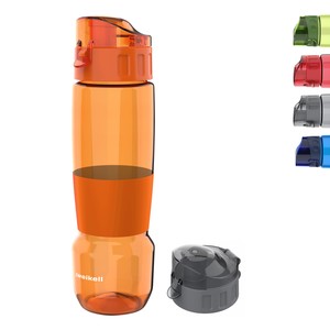  Zweikell Pivot Switch Orange Bpa Içermez 650 ml Tritan Kırılmaz Suluk - Su Matarası - Yedek Kapak Hediyeli