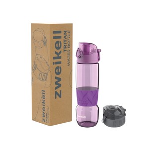  Zweikell Rosso Switch Violett Bpa Içermez 650 ml Tritan Kırılmaz Suluk - Su Matarası - Yedek Kapak Hediyeli