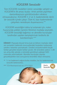  KÜGERR A100 60 CM BEYAZ SÜRGÜLÜ SESSİZ ASPİRATÖR