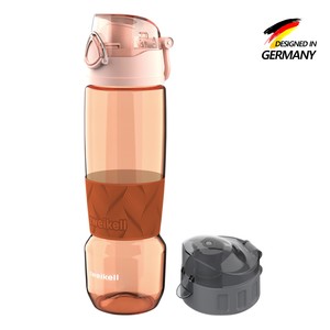 Zweikell Rosso Switch Rose Bpa Içermez 650 ml Tritan Kırılmaz Suluk - Su Matarası - Yedek Kapak Hediyeli
