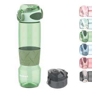  Zweikell Rezon Switch Emerald Green Bpa Içermez 650 ml Tritan Kırılmaz Suluk-su Matarası - Yedek Kapak Hediye