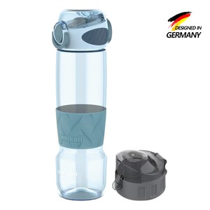 Zweikell Rezon Switch Ocean Blue Bpa Içermez 650 ml Tritan Kırılmaz Suluk-su Matarası - Yedek Kapak Hediyeli