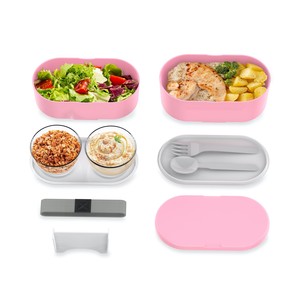  ZWEİKELL BOXY LARGE CANDY 3 BÖLMELİ 1450ML (49OZ) LUNCH BOX - YEMEK TAŞIMA KABI - PEMBE