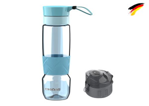  Zweikell Fuzzy Detox Switch Light Blue Bpa Içermez 650 ml Tritan Kırılmaz Suluk - Su Matarası -Yedek Kapak Hediyeli